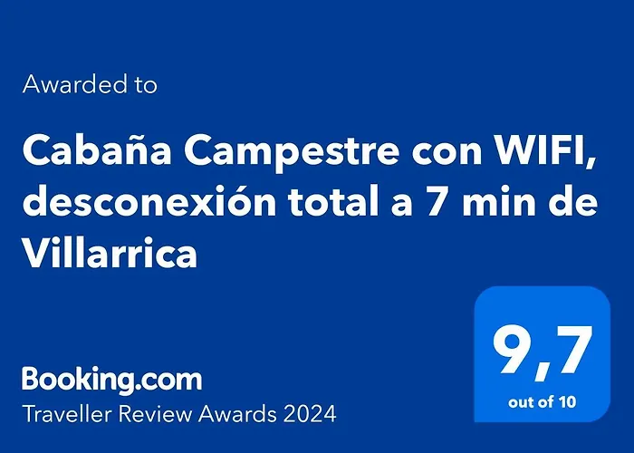 Cabaña Campestre con WIFI, desconexión total a 7 min de Villarrica